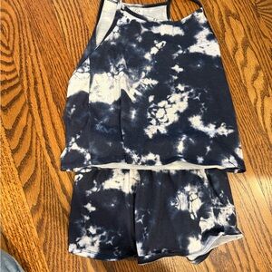 Tie-Dye Tank and Shorts Set
